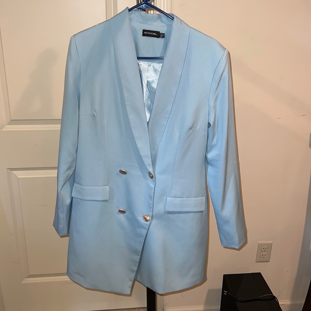 Baby blue Pretty little thing dress, US size 8